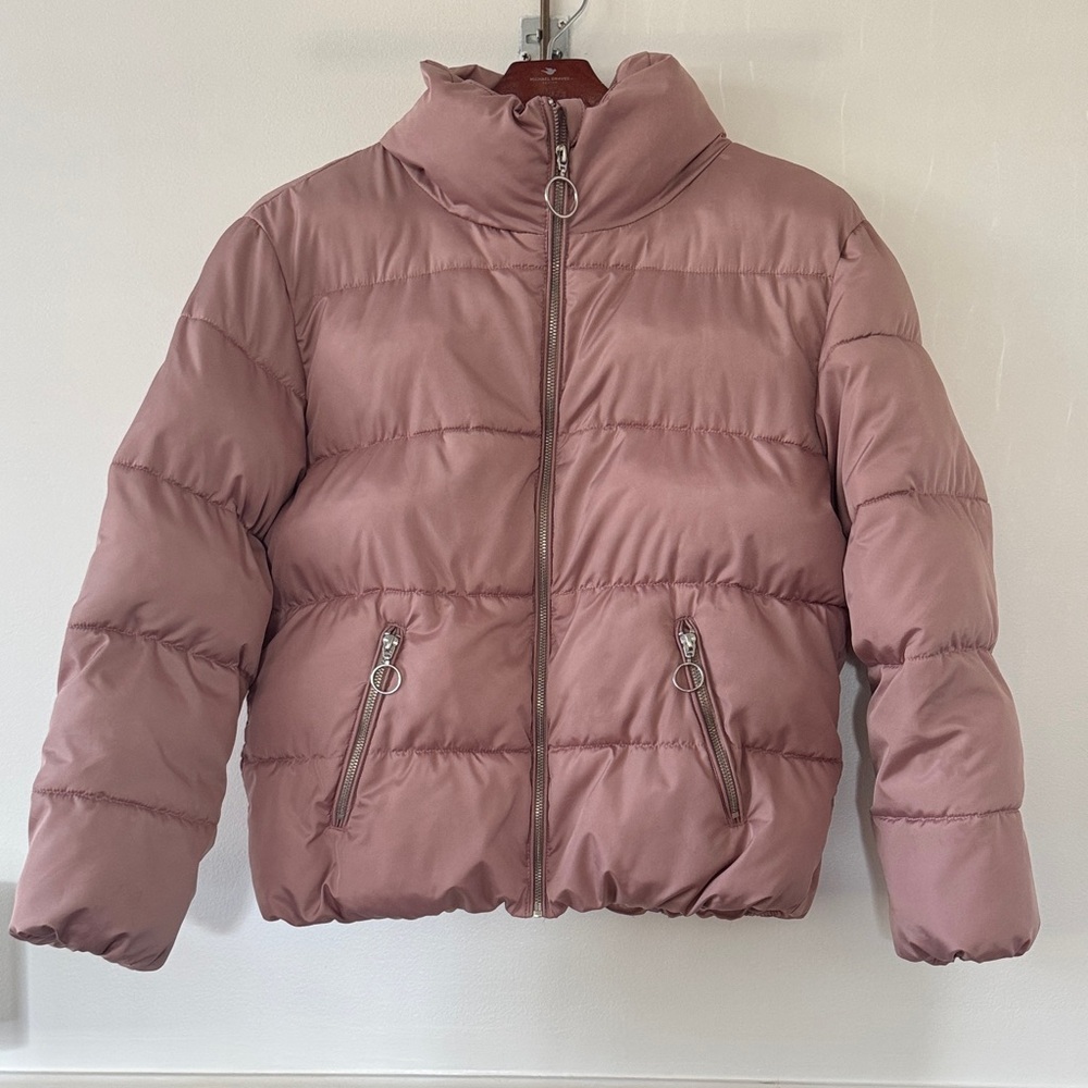Altar'd State Mauve Puffer Jacket